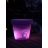 Pot lumineux Bloom violet 40 cm