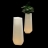 Pot Rock Garden Tall lumineux