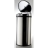 Poubelle tri sélectif 56L inox brillant Stream automatique