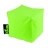 Pouf carré polyester Cosy Couleur Vert Matière Polyester