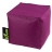 Pouf carré polyester Cosy Couleur Violet Matière Polyester