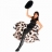 Pouf Loftbag Animals - Vache sauvage