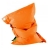 Pouf rectangle 130 polyester Cosy Couleur Orange Matière Polyester