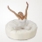 Pouf rond Crème