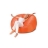 Pouf rond Orange