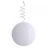 Radio de douche Ball music white Couleur Blanc Matière Plastique