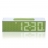Radio réveil LED Titanium vert