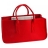 Range-magazines Sac à main feutrine Couleur Rouge Matière Feutrine