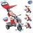 recliner Tricycle rouge 4 en 1