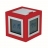 Réveil Cubissimo Rouge