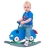 Rocking car classique bleu, JIP