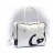 SAC CUIR VERNI BLANC