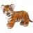 SAFARI figurine bébé tigre du bengale