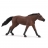 SAFARI figurine cheval marron