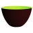 Saladier ZAK DESIGN DUO 28cm Chocolat extérieur/Vert intérieur - 1519-1891
