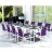 Salon de jardin Modulo 10 parme