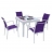 Salon de jardin Modulo 4 parme