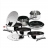 Sauteuse TEFAL + Poignée + couvercle Ingenio Inox Gourmet 24 CM - L9203202/L93332