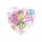 Schmidt Spiele Puzzle 77 pièces - Puzzle coeur - Lillebi happy birthday !