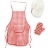 Set tablier de cuisine + gant + toque de chef