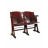 Sièges de théâtre en bois rouge