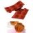 Silikomart Moule en silicone - Briochette cannelée 6 fig. ø 79 H 37mm