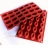 Silikomart Moule en silicone - Mini Ovale avec empreintes 24 fig. 44x32 H 24,5 mm