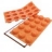 Silikomart Moule en silicone - Mini Tournesols 15 fig. coloris orange