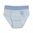Slip coton bio Living Crafts - Rayé bleu