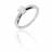 Solitaire argent et oxyde de zirconium