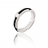 Solitaire or gris, jade noir et diamant