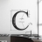 Sticker design Lettre C