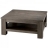 Table basse carrée teck massif Grey