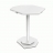 Table de bar Pix blanche