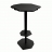 Table de bar Pix noire