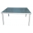 Table de jardin avec plateau en verre
