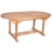 Table de jardin avec rallonge teck Ovalia 8 pers.