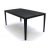 Table de jardin Bright Pink noire