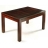 Table extensible en acajou massif 130 cm