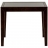 Table modulable en verre et hévéa