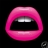 Tableau design Lips 3D PINK