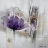 Tableau peinture à l'huile Violet flower