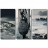 Tableaux Triptyque design Mer sauvage