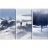 Tableaux Triptyque design Montagne