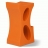 Tabouret de bar Extru orange