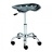 Tabouret de bureau Sporting design Couleur Gris Matière ABS