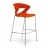 Tabouret haut design Tulla orange