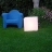 Tabouret jardin lumineux Cubo Out slide