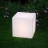 Tabouret jardin lumineux Cubo Out slide