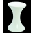 Tabouret Tam tam blanc